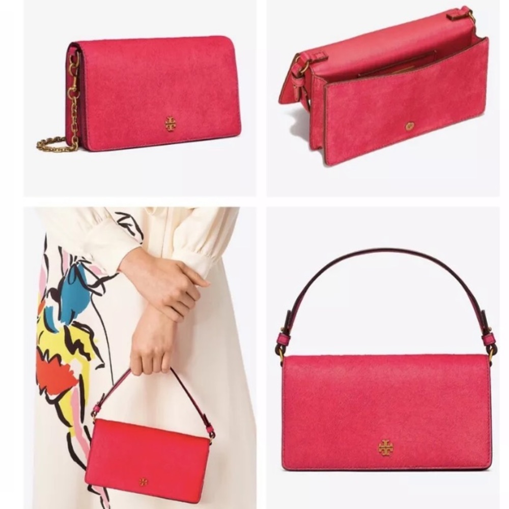 NWT Tory Burch Cleo Convertible Crossbody Bag